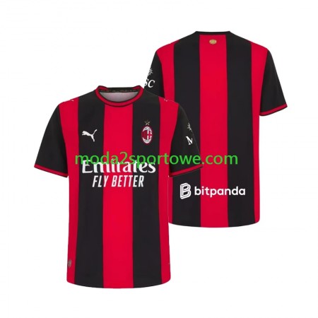 Koszulka AC Milan Domowe Stroje Piłkarskie 2026/27 Krótki Rękaw